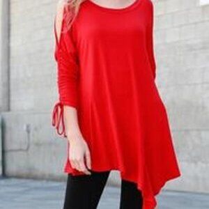 open sleeve tunic top